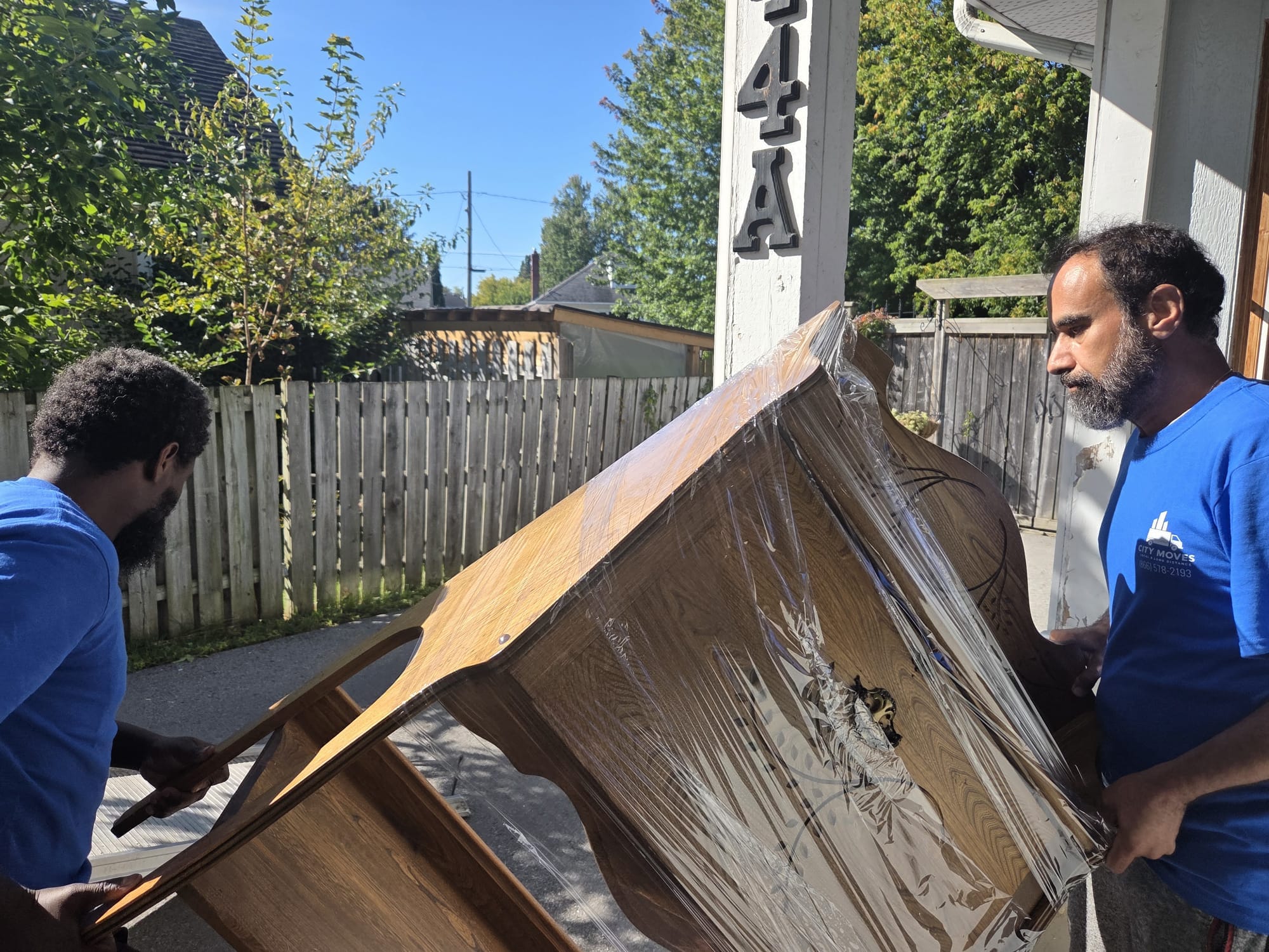 City Moves movers helping with a senior move