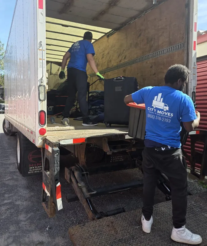 City Moves moving team assisting with a Vancouver British Columbia relocation